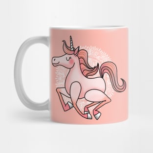 Peach Sherbet Unicorn Mug